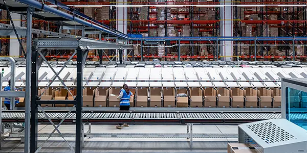 automatisch outbound sorteren van pakketten